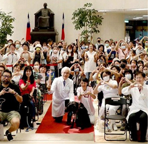 輔助犬OBA退休活動